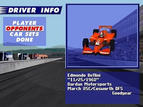 Indycar Racing 2 ICR2 CART 1985 Carset