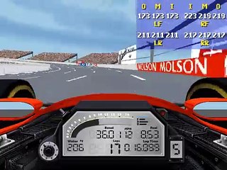 ICR2 Indycar Racing 2 Sanair scratchbuilt track