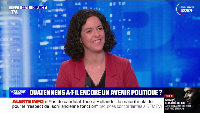 Je salue sa décision : Manon Aubry réagit au retrait de la candidature d'Adrien Quatennens aux élections législatives
