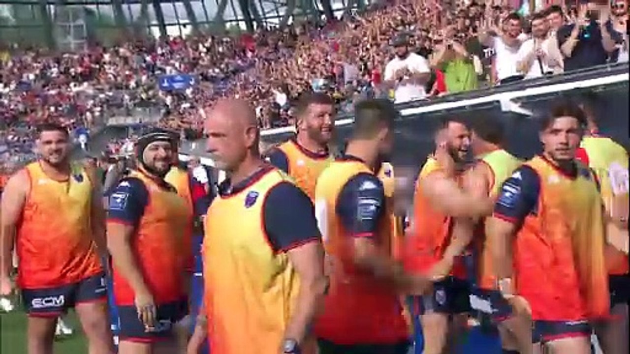 TOP 14 - Essai de Terrence HEPETEMA (FCG) - FC Grenoble - Montpellier Hérault Rugby