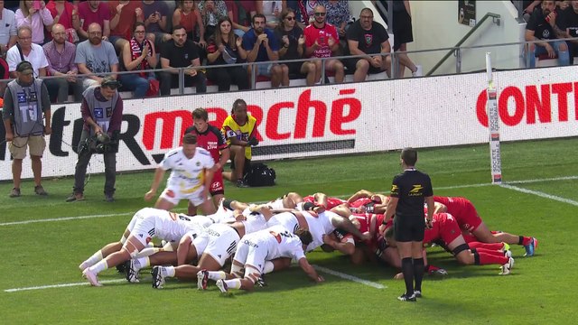 TOP 14 - Essai de Antoine HASTOY (SR) - RC Toulon - Stade Rochelais