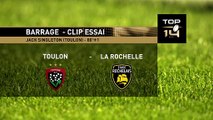 TOP 14 - Essai de Jack SINGLETON (RCT) - RC Toulon - Stade Rochelais