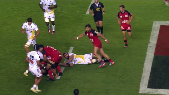TOP 14 - Essai de Dillyn LEYDS (SR) - RC Toulon - Stade Rochelais