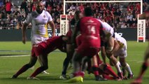 TOP 14 - Essai de Oscar Jegou (SR) - RC Toulon - Stade Rochelais