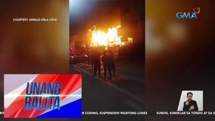 3 motorsiklo, natupok sa sunog sa isang motorcycle shop; 1 empleyado, nagtamo ng galos | Unang Balita
