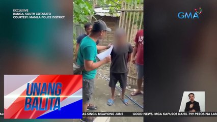 Lalaki, arestado dahil sa panggagahasa umano sa anak; wala siyang pahayag | Unang Balita