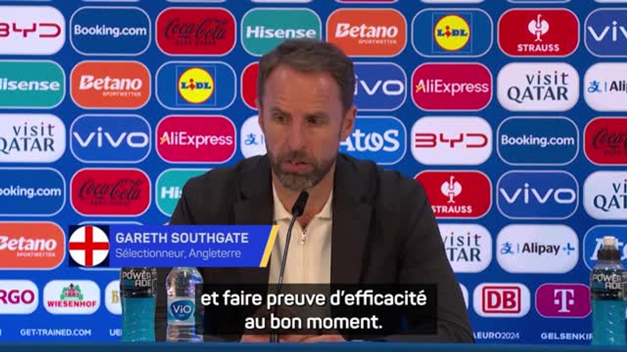 Angleterre - Southgate : "Nous pouvons être plus efficaces"