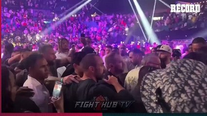 RYAN GARCÍA Y CALEB PLANT A PUNTO DE LLEGAR A LOS GOLPES EN GRADAS DEL MGM GRAND