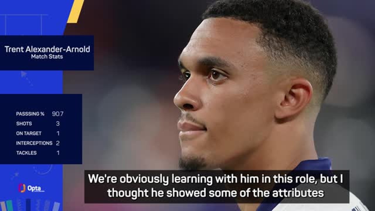 Southgate pleased with Alexander-Arnold the midfielder v Serbia