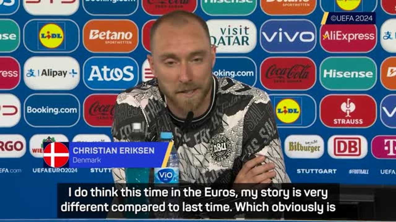 Eriksen reflects on Euros goal three years after cardiac arrest
