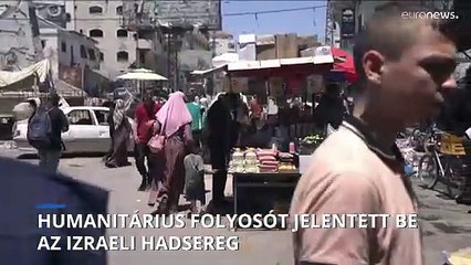 Humanitárius folyosót jelentett be az izraeli hadsereg