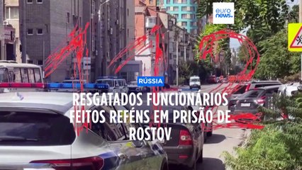 Forças russas resgatam funcionários de um centro de detenção e matam os sequestradores