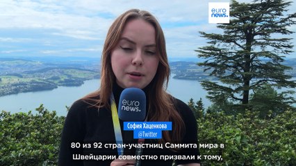 Саммит мира: территориальная целостность Украины должна стать основой любого мирного соглашения