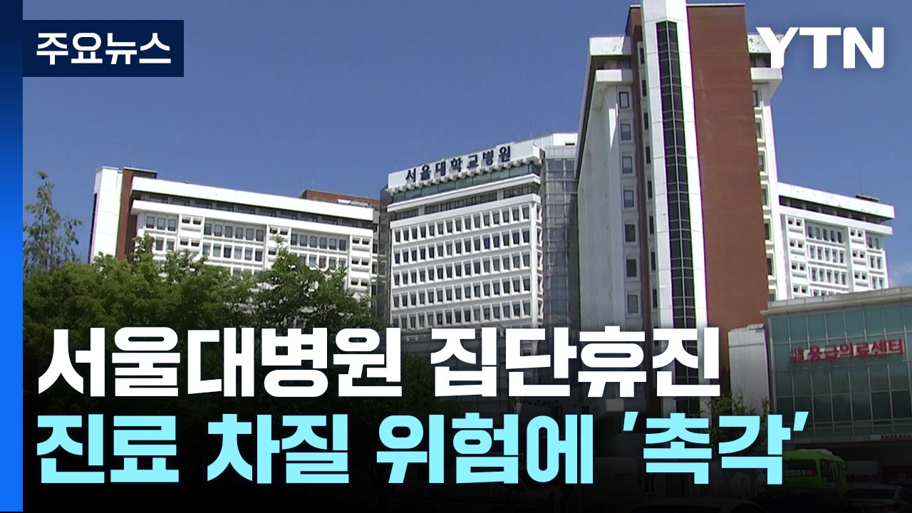 서울대 의대 교수 집단휴진...진료 차질 위험에 '촉각' / YTN