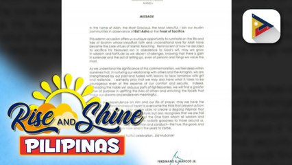 PBBM, kaisa sa pagdiriwang ng Eid'l Adha