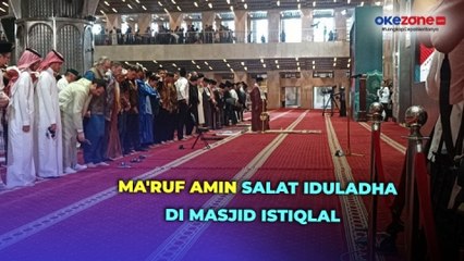 Download Video: Wapres Ma'ruf Amin Bersama Ibu Wury Salat Iduladha di Masjid Istiqlal Jakarta