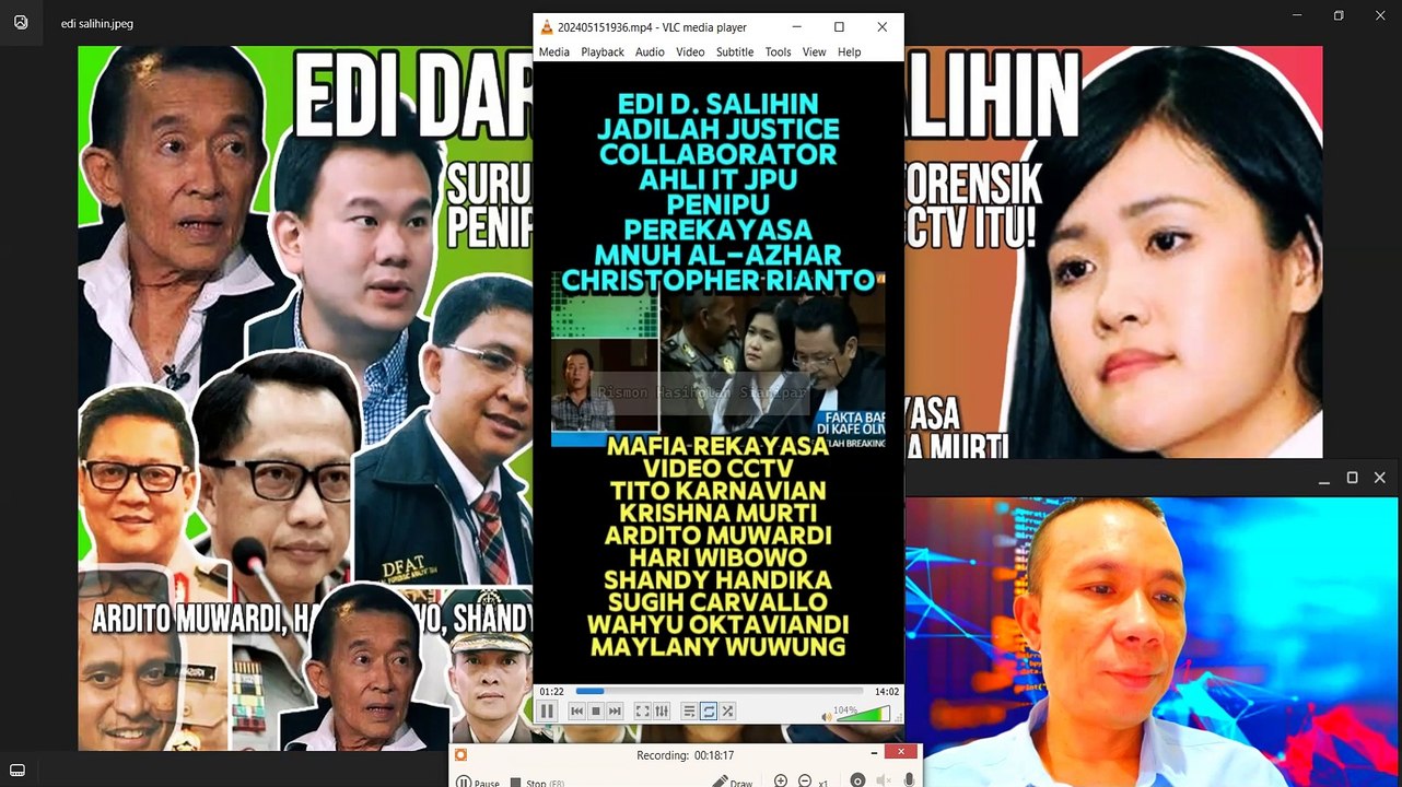 EDI DARMAWAN SALIHIN SURUH KELUAR PENIPU PEREKAYASA MUHAMMAD NUH AL-AZHAR DAN CHRISTOPHER RIANTO