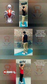 3 Best TRAP Workouts #heermlgangaputra #naturalbodybuilding #exercise #fitness #gym #muscle #training #tips #viral #trending