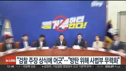 "검찰 주장 상식에 어긋"…"방탄 위해 사법부 무력화"