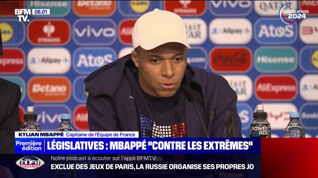 Législatives: Kylian Mbappé appelle à voter contre les extrêmes