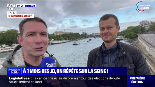 À un mois de Jeux olympiques, répétition générale de la cérémonie d'ouverture sur la Seine