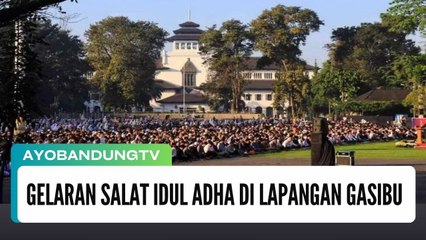 Gelaran Salat Idul Adha di Lapangan Gasibu