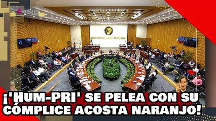 VEAN! ¡Brutal! ¡Carla ‘Hum-PRI’ y se pelea con su cómplice Acosta Naranjo por no quitar la mañanera!