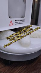 Sushi onigiri machine, easy onigiri freedom, shapes and flavors as you wish.