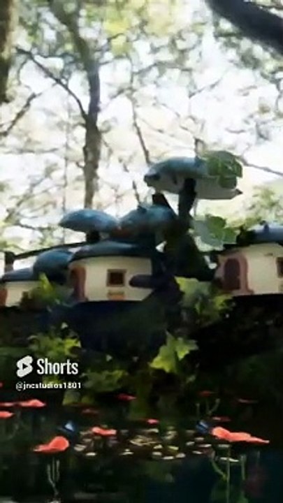 EnscapeRender The Mushroom Head in the Morning#shorts#design #enscapeforsketchup #walkthrough #home