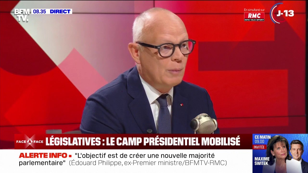 Législatives: face à François Hollande, "il n'y avait pas de candidat de la majorité qui était susceptible de pouvoir l'emporter", estime Édouard Philippe