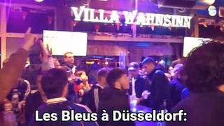Les supporters français sont bien arrivés à Dusseldorf et on les entend bien
