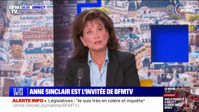 Anne Sinclair: Le président de la République a commis un acte, que je trouve, impardonnable et irresponsable