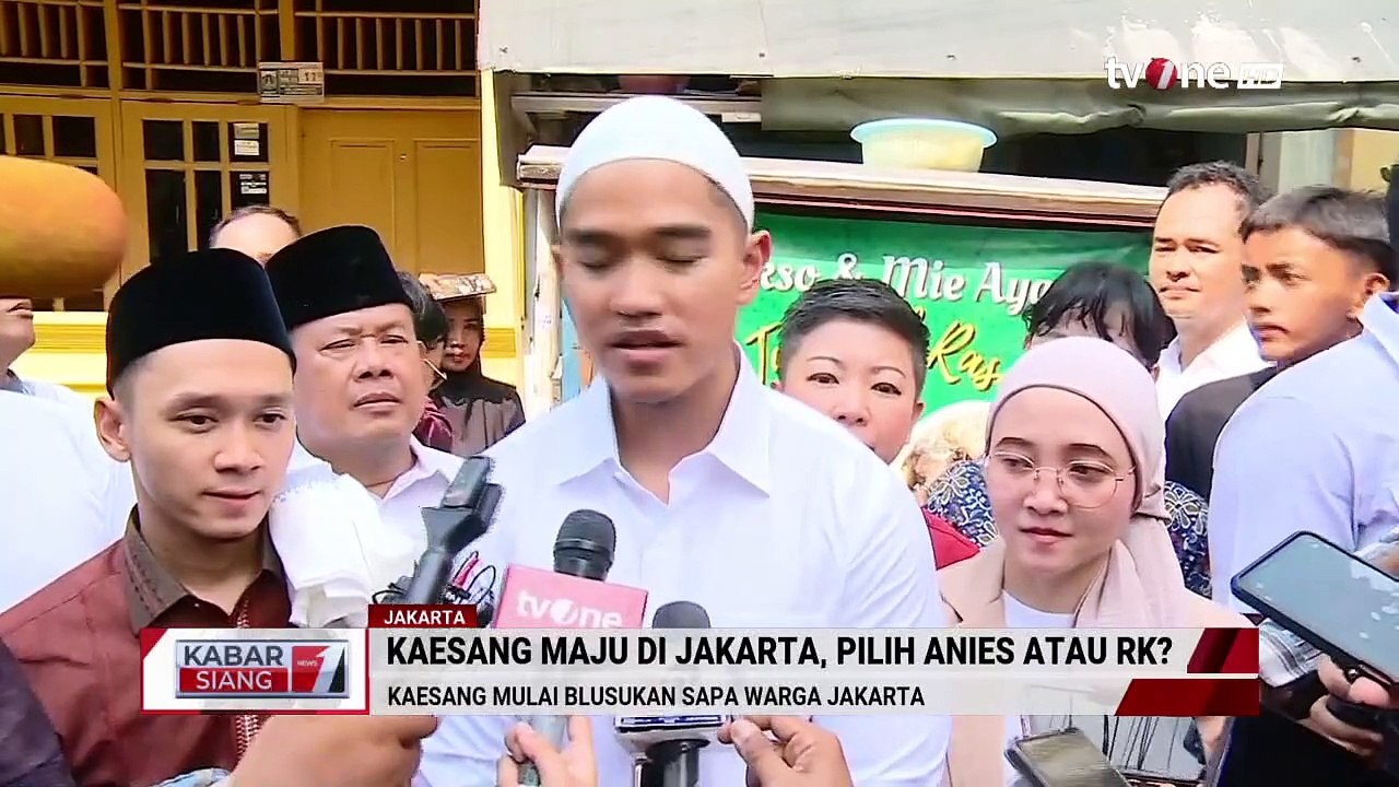 PDIP Ragu Anies akan Berpasangan dengan Kaesang  Kabar Siang tvOne