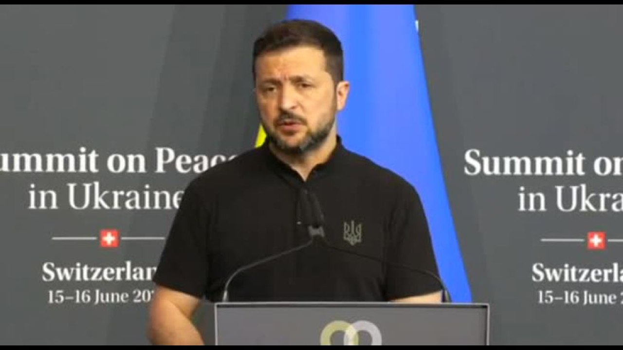 Svizzera, Zelensky: no pace senza integrità territoriale dell'Ucraina