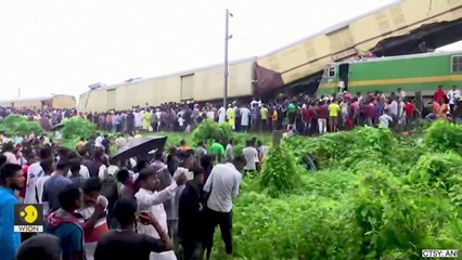 Passenger train Kanchanjunga Express hit by goods train in India's West Bengal _ WION Originals