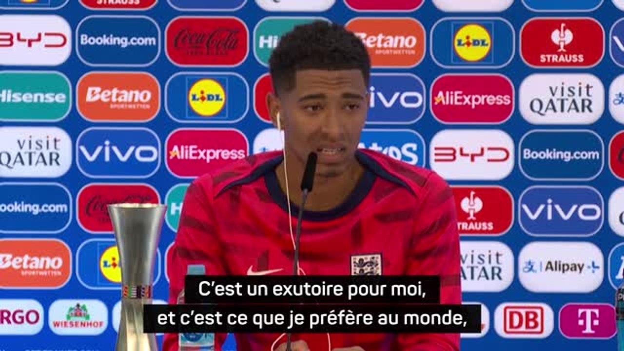 Angleterre - Bellingham : "Je joue sans crainte parce que j'aime tellement ce que je fais"