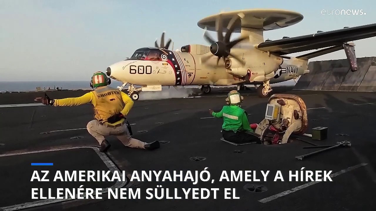 Az amerikai repülőgép-hordozó, amely a húszik állításai ellenére nem süllyedt el