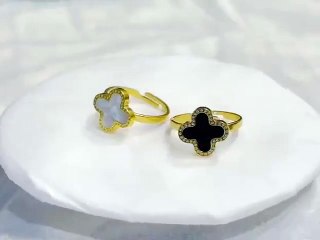 Golden stainless steel Ring