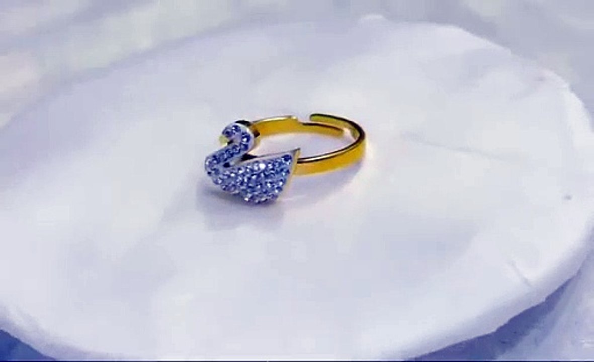 Golden stainless steel Ring