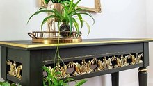 How to Apply Gold Leaf Foil for Painted Furniture