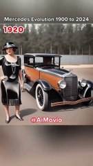 Mercedes live generation change 1990 to 2024#mercedes #artificialintelligence #evolution #fashion