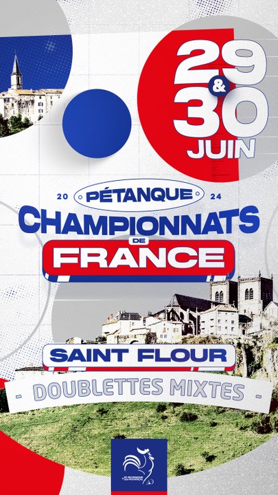 CHAMPIONNAT DE FRANCE DOUBLETTE MIXTE - ST FLOUR 2024-
