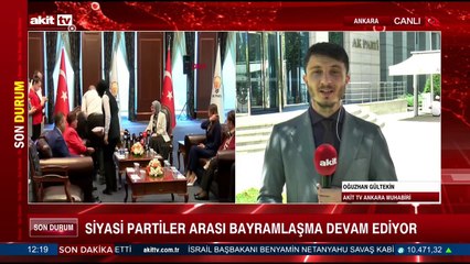 AK Parti'de bayramlaşma ziyaretleri yoğunluğu