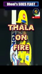 MSD On Fire | Dhoni's Sixes Feast | Thala Hitting 6's