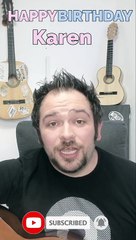 Happy Birthday, Karen! Geburtstagsgrüße an Karen