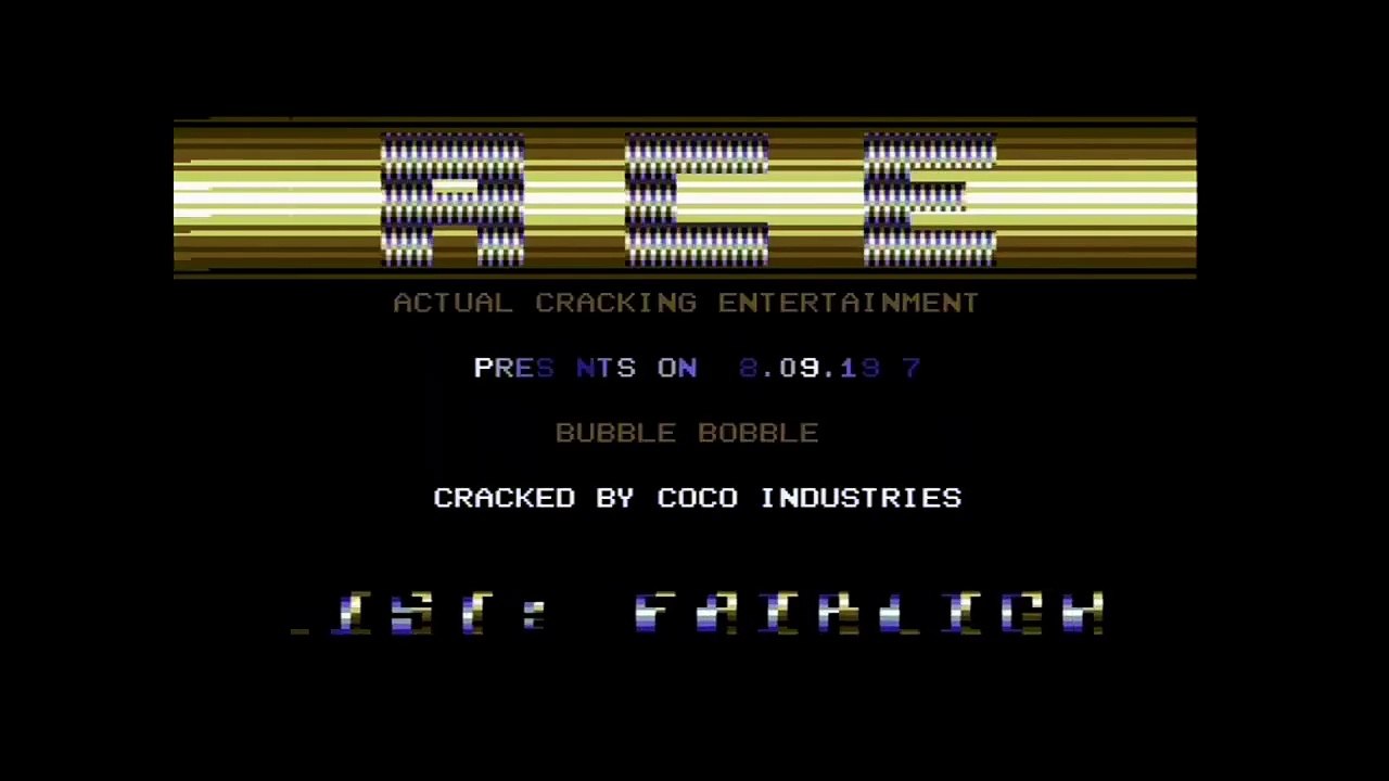 C64 Cracktro - Bubble Bobble by Actual Cracking Entertainment [A.C.E.]
