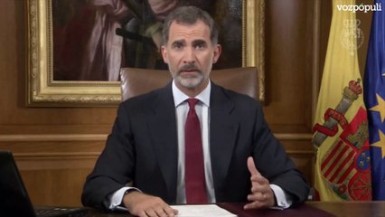 El discurso completo de Felipe VI por el 1-O en Cataluña
