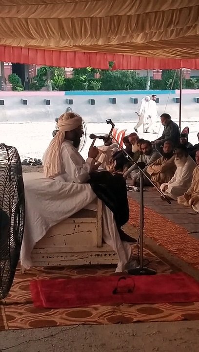 #Maulana Ghulam Muhammad Siddiqui of Attock, Pakistan is offering Eid-ul-Hijja prayer