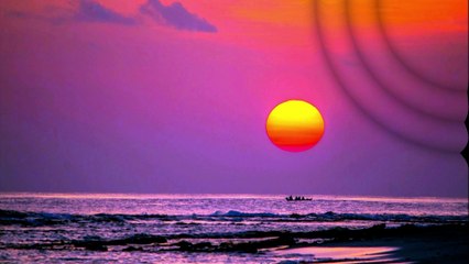 amazing nature sun set view of sea