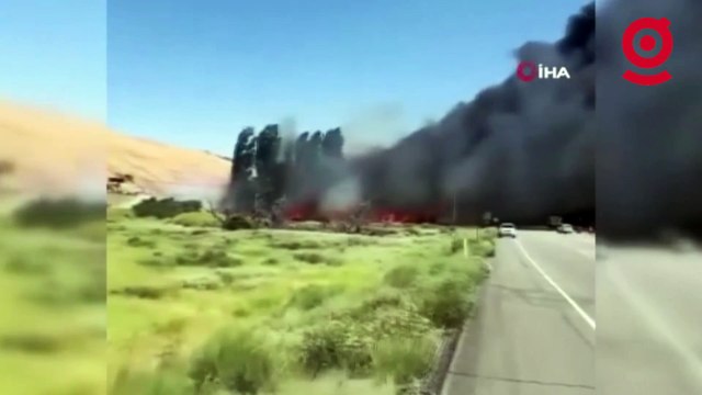 ABD’de orman yangını: Bin 200 kişi tahliye edildi, 14 bin 625 dönümlük alan küle döndü